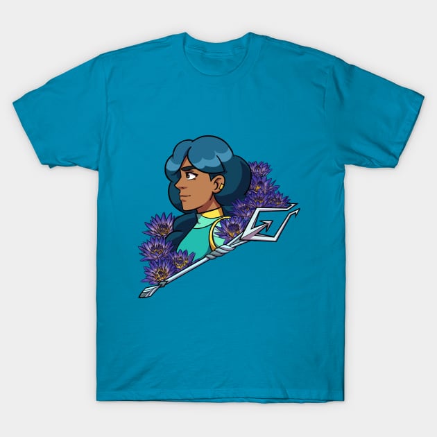 Water Lily Mermista T-Shirt by NightGlimmer